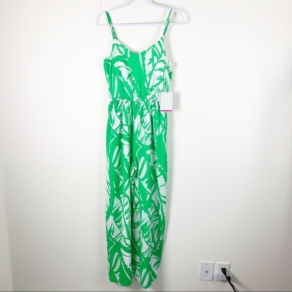 Lilly Pulitzer Target | Boom Boom green Jumpsuit - Picture 2 of 10